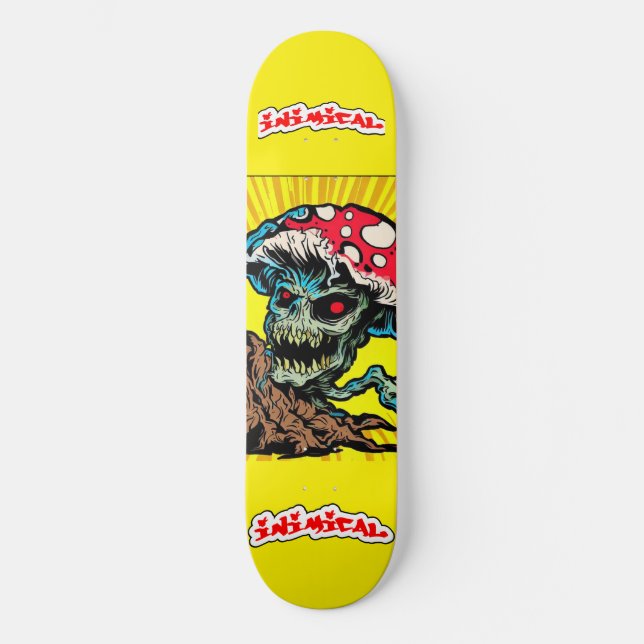Inimical Zombie Shroom  Skateboard (Front)