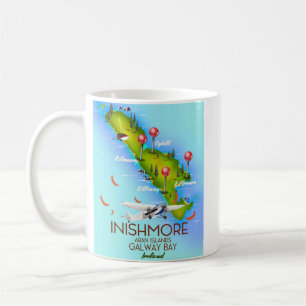 Inishmore Aran Islands Galway Bay Ireland Notebook Coffee Mug