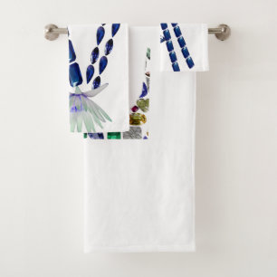 Initial A Bath Towel Set