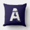 Initial A Custom Pillow