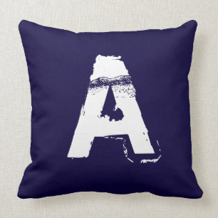 Initial A Custom Pillow