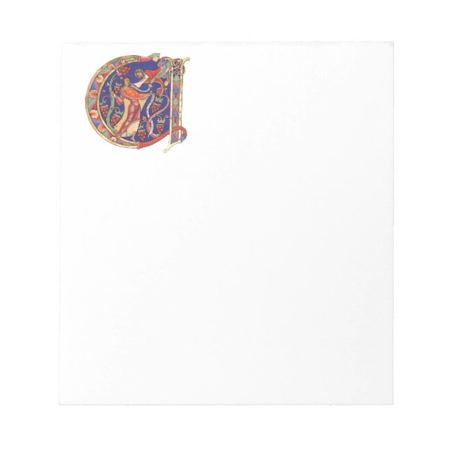 Initial A Notepad (Front)