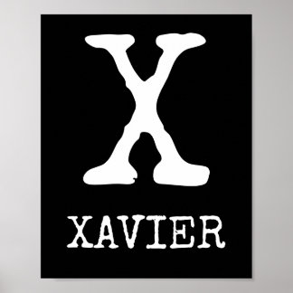 Initial Art Print, Tractors, Trucks, Ducks, Bucks  Poster