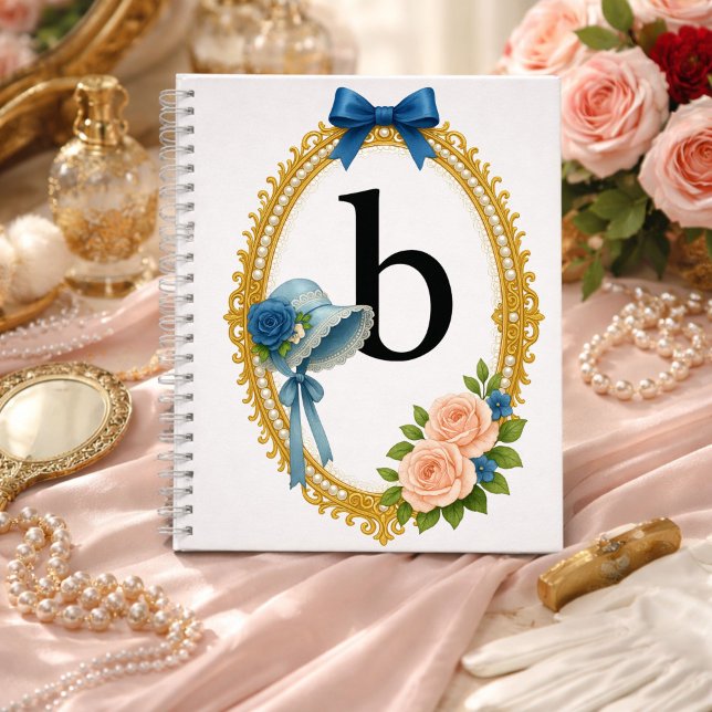 Initial B Writing Personalised Regency Notebook (Creator Uploaded)
