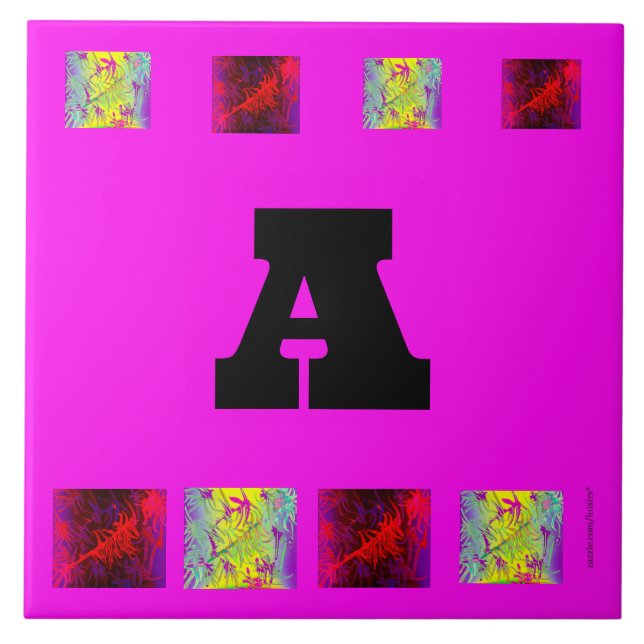 Initial   ceramic tile (Front)