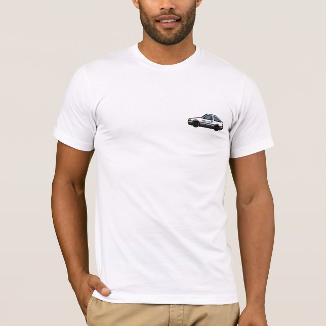 Initial D AE 86 Trueno Tofu Shop Design T-Shirt (Front)