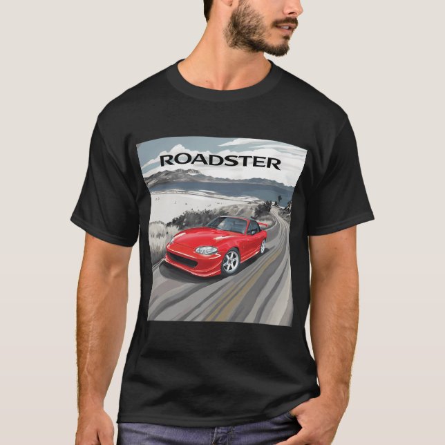 Initial D - Mountain Drift Racing king NB miata tu T-Shirt (Front)