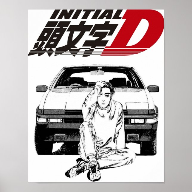 Initial D Poster (Front)