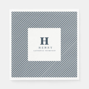 INITIAL GRADUATION PARTY NAPKINS