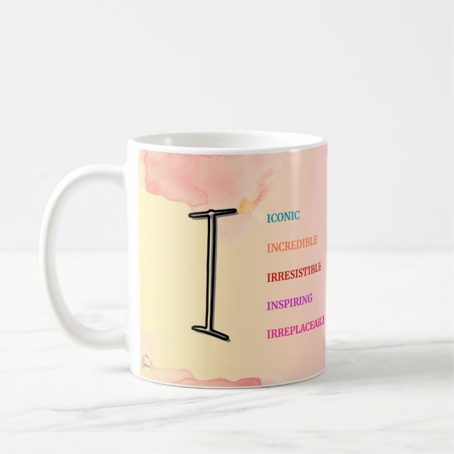 Initial "I" Mug (11oz) (Left)