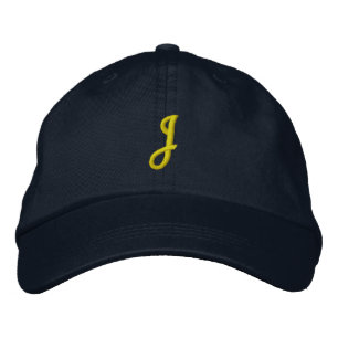 INITIAL "J" Designer Cap