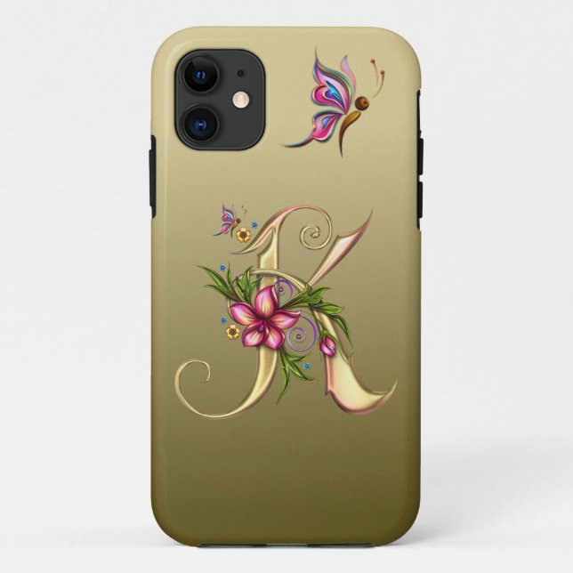 Initial K Case-Mate Tough Apple iPhone 11 Case (Back)