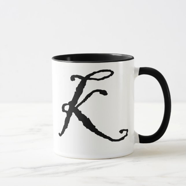 Initial K mug (Right)