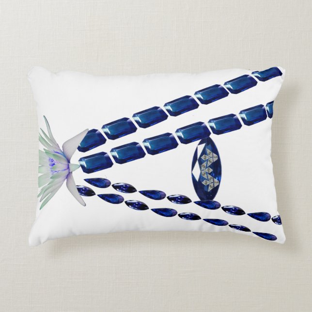 Initial Letter A, Monogram Modern Stylish Trendy Decorative Cushion (Front)