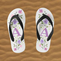Initial Letter A Plus Floral Design