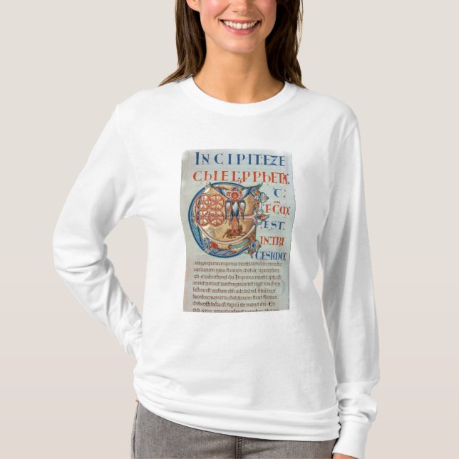 Initial Letter 'E' Et factum est T-Shirt (Front)