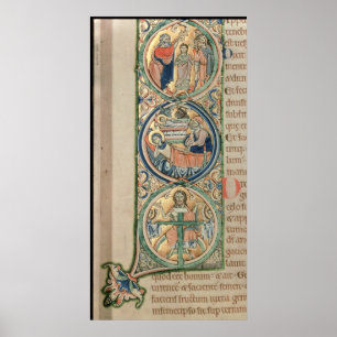 Initial letter `I'  In principio Poster