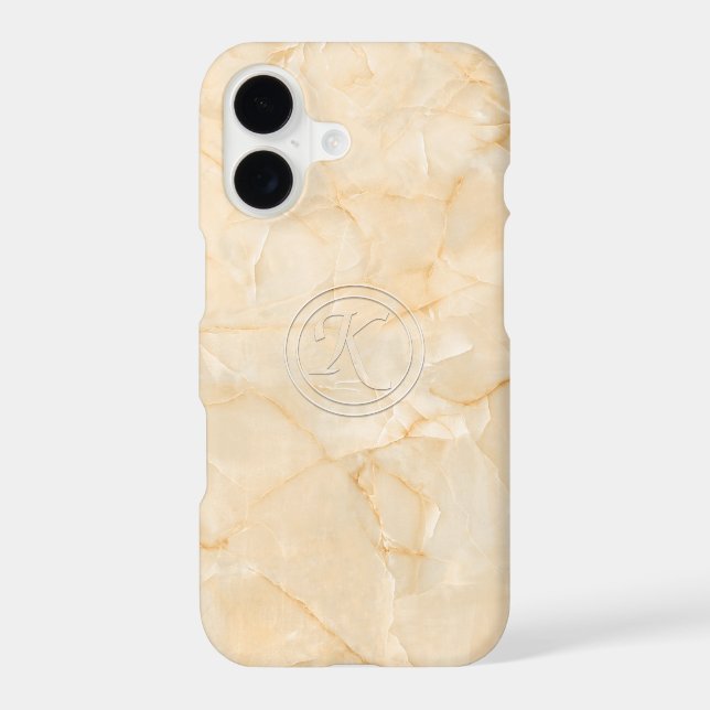 Initial Letter K With Marble Print Effect (Back)