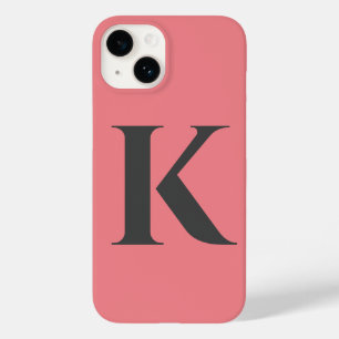 Initial Letter   Monogram Modern Stylish Trendy Case-Mate iPhone 14 Case
