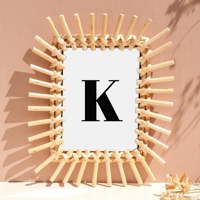 Initial Letter | Monogram Modern Stylish Trendy Poster (Creator Uploaded)