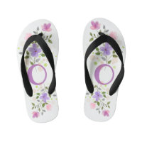 Initial Letter O Plus Floral Design