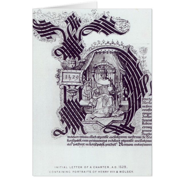 Initial Letter of a Charter (Front)