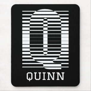 INITIAL LETTER Q - ALPHABET NAME Q  MOUSE PAD
