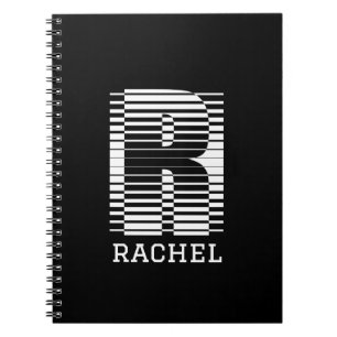 INITIAL LETTER R - ALPHABET NAME R NOTEBOOK