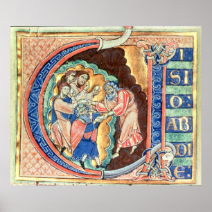 Initial Letter 'V'  Visio Abdie Poster