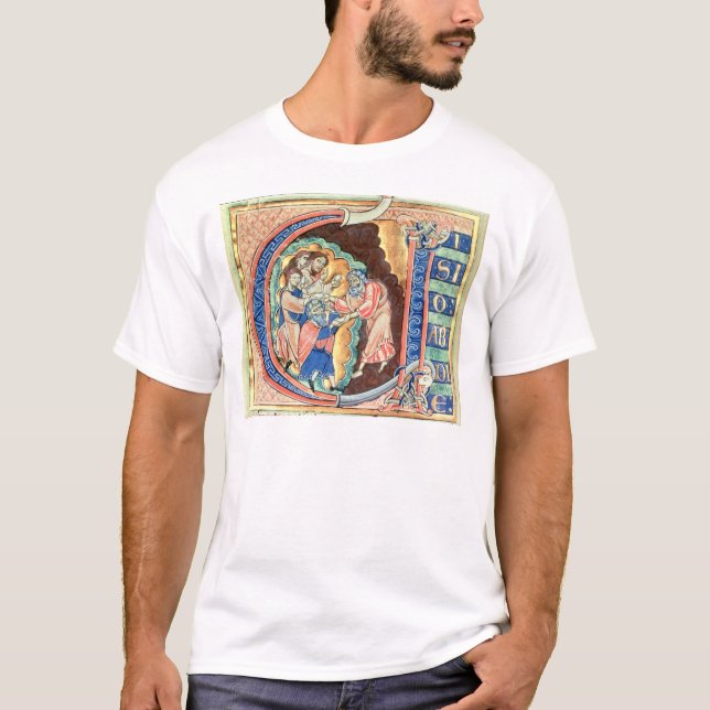 Initial Letter 'V'  Visio Abdie T-Shirt (Front)