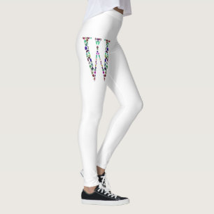 Initial Letter W Leggings