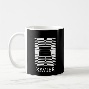 INITIAL LETTER X - ALPHABET NAME X COFFEE MUG