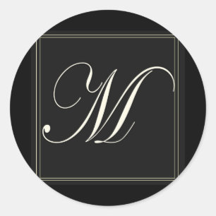 Initial M Sticker