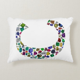 Initial Monogram Letter C Trendy Decorative Cushion