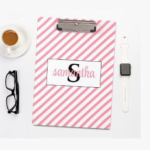 Initial Monogram Name Clipboard