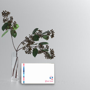 Initial monogram Q coral blue gradient Notes