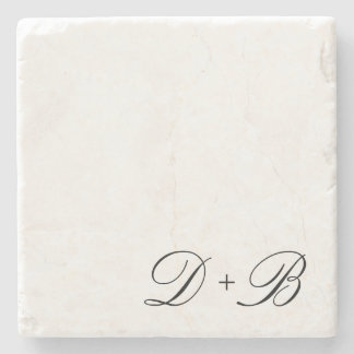 Initial Monogram Stone Coaster