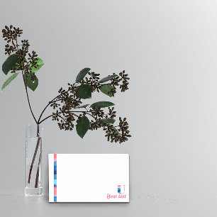 Initial monogram U coral blue gradient Notes