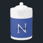 Initial Monogrammed Handwritten Own Name Blue<br><div class="desc">There's no need for confusion. A plain,  simple,  innovative design. This is you.</div>