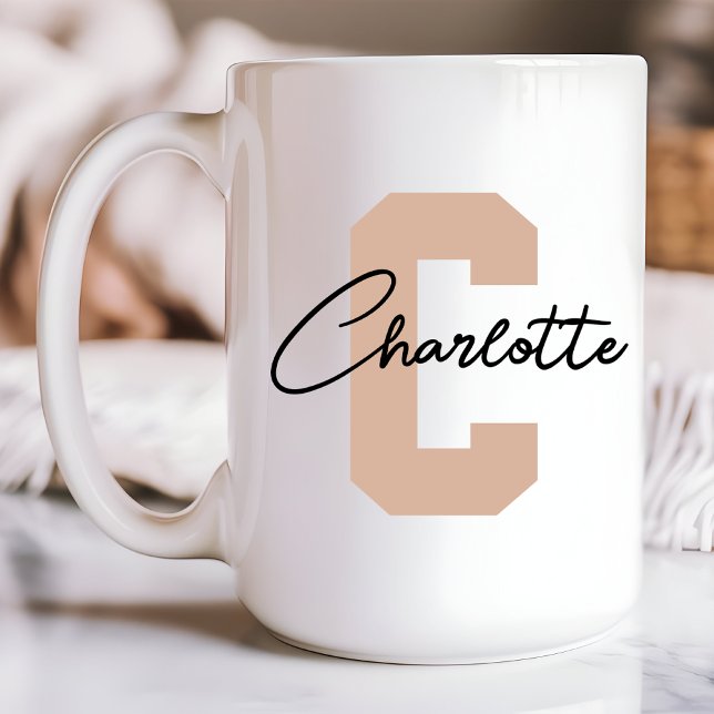  Initial name mug, Mother’s Day gift, Custom name Coffee Mug ( mom gift, bridal shower gift, baby shower gift, birthday gift for her, graduation gift, mom gift)