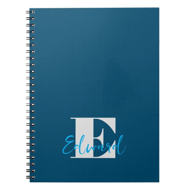 Initial + Name Personalised - Easy to Customise - Notebook (Front)