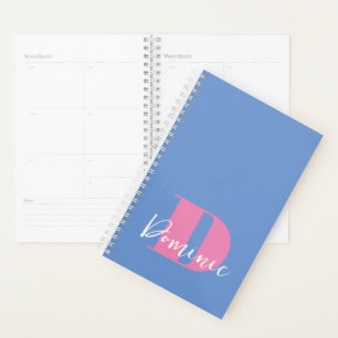 Initial + Name Personalised - Easy to Customise - Planner