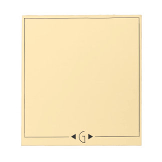 Initial Note Pad