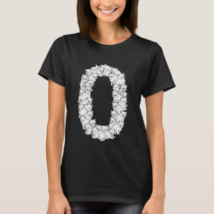 Initial O Capital Letter Funny Cat Lover Feline Ki T-Shirt