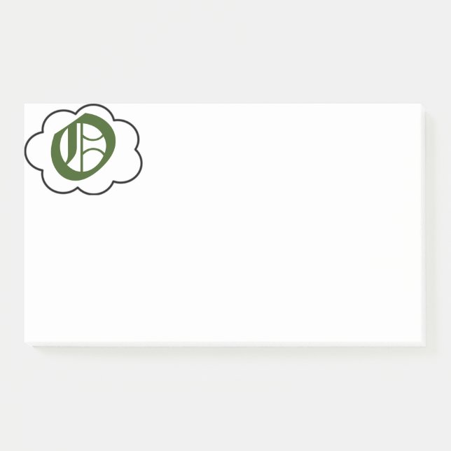 Initial O Monogram Notes (Front)