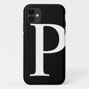 Initial P iPhone Case