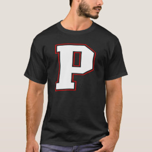 Initial P Monogram P Letter P Capital Alphabet T-Shirt