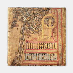 Initial page from the Lichfield Gospels, c.720 Magnet