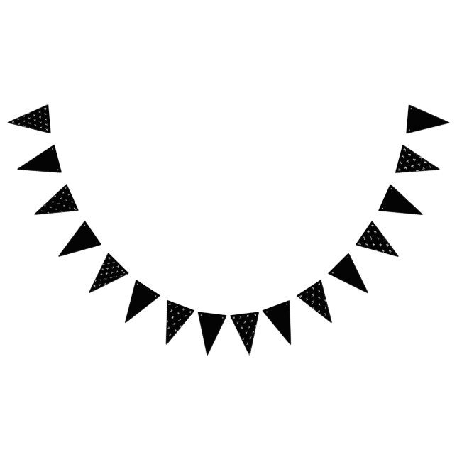 Initial Party Banner (Black & White) (All)