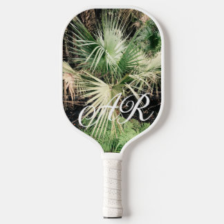 Initial Personalised Palm Tree Pickleball Racket Paddle